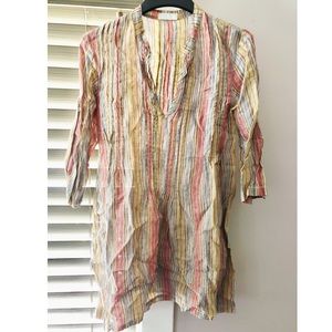 CP Shades Lightweight Linen Tunic- Size Small